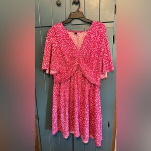 Shein Pink Floral Dress